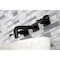 Kingston Brass KS6125DFL Two-Handle Wall Mount Bathroom Faucet, Oil Rubbed Bronze KS6125DFL - alternate 4